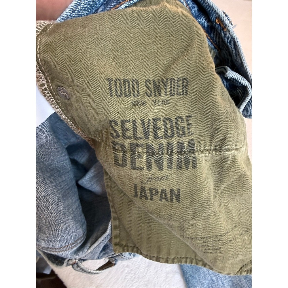 Todd Snyder Japanese Selvedge Denim Jeans Light Wash 28x32 - Picture 8 of 10